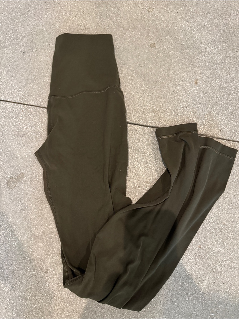lululemon athletica Olive Green High-Rise Leggings